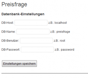 Ansicht der Einstellungsseite.